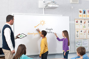 Interactive projectors for classrooms