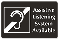 AG1 - assistive listening system avail