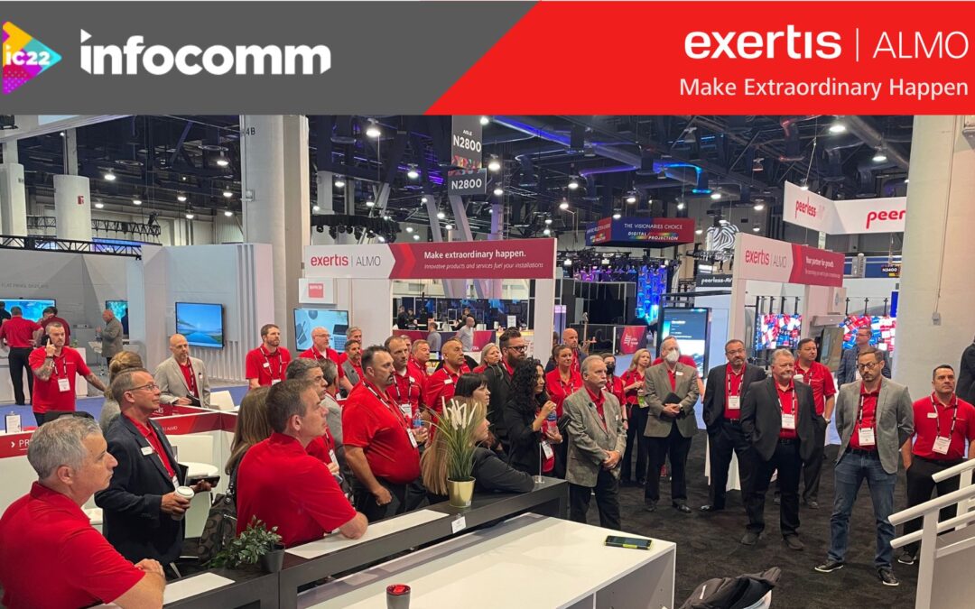 Exertis Almo booth at InfoComm 2022