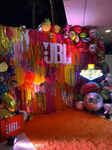 JBL Fest 2022 colorful wall