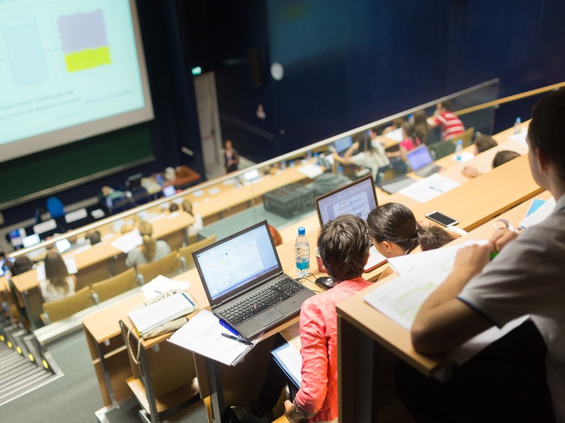 campus classrooms and lecture hall audio