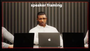 speaker framing