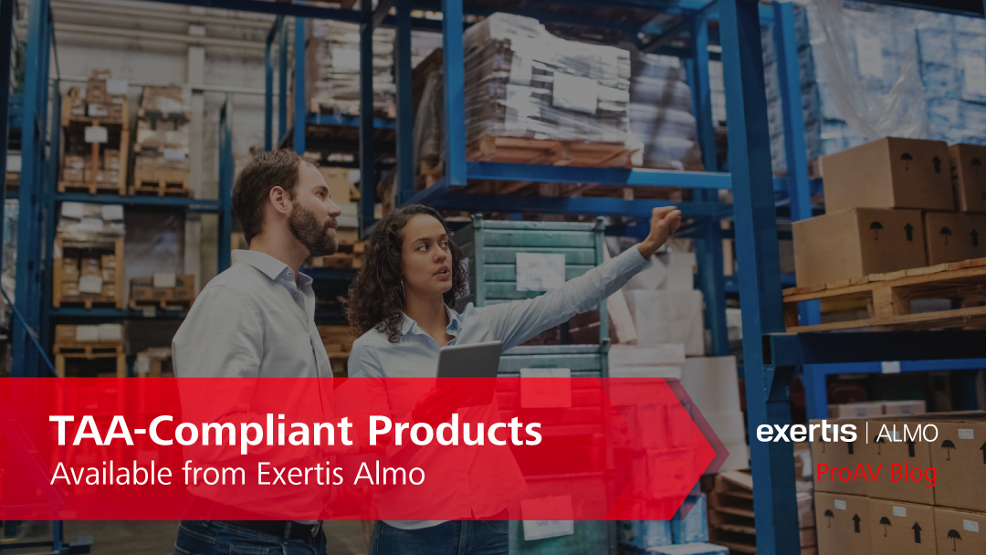 TAA-Compliant Products Available from Exertis Almo